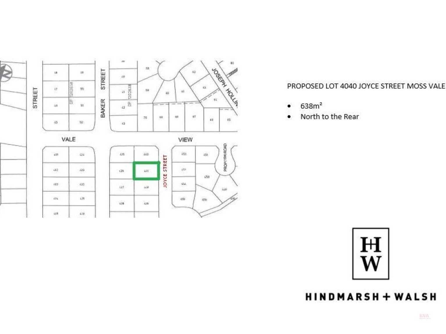  Proposed Joyce Street Moss Vale